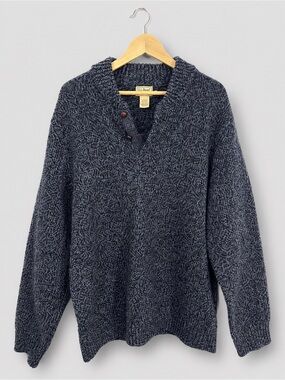 Vintage LL Bean Lambs Wool Raglan Sweater